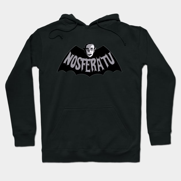 Nosferatu Bat Symbol Hoodie by EnchantedTikiTees